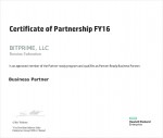 HPE Certificate of Partnership FY16 BitPrime LLC